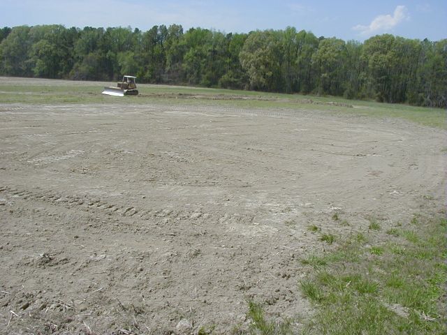 Fields during the earth work
